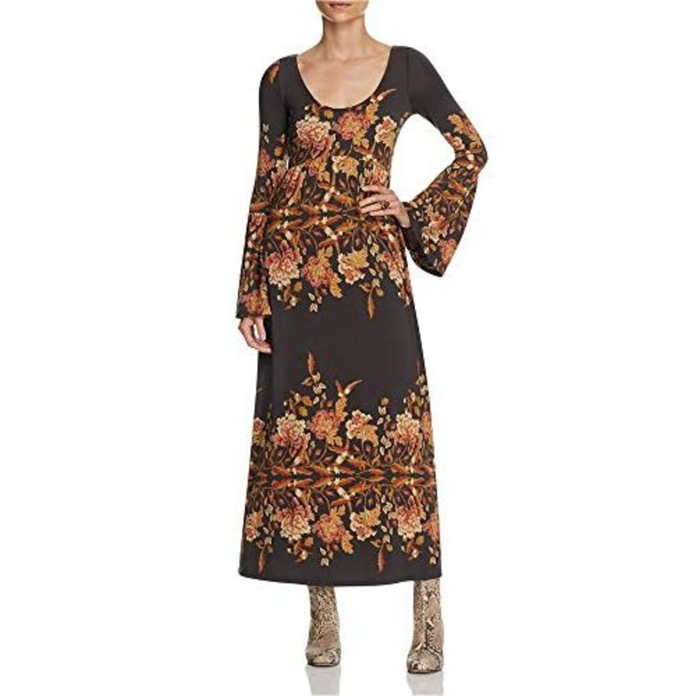 Free People Midnight Garden Midi Dress (Women's Medium / 8-10)